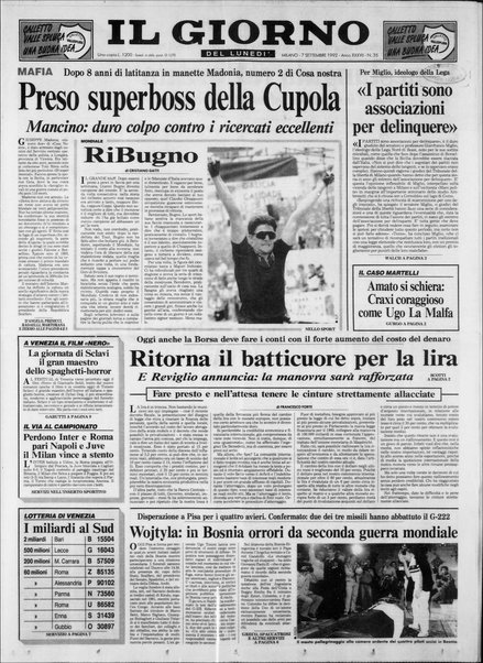 Il giorno del lunedì